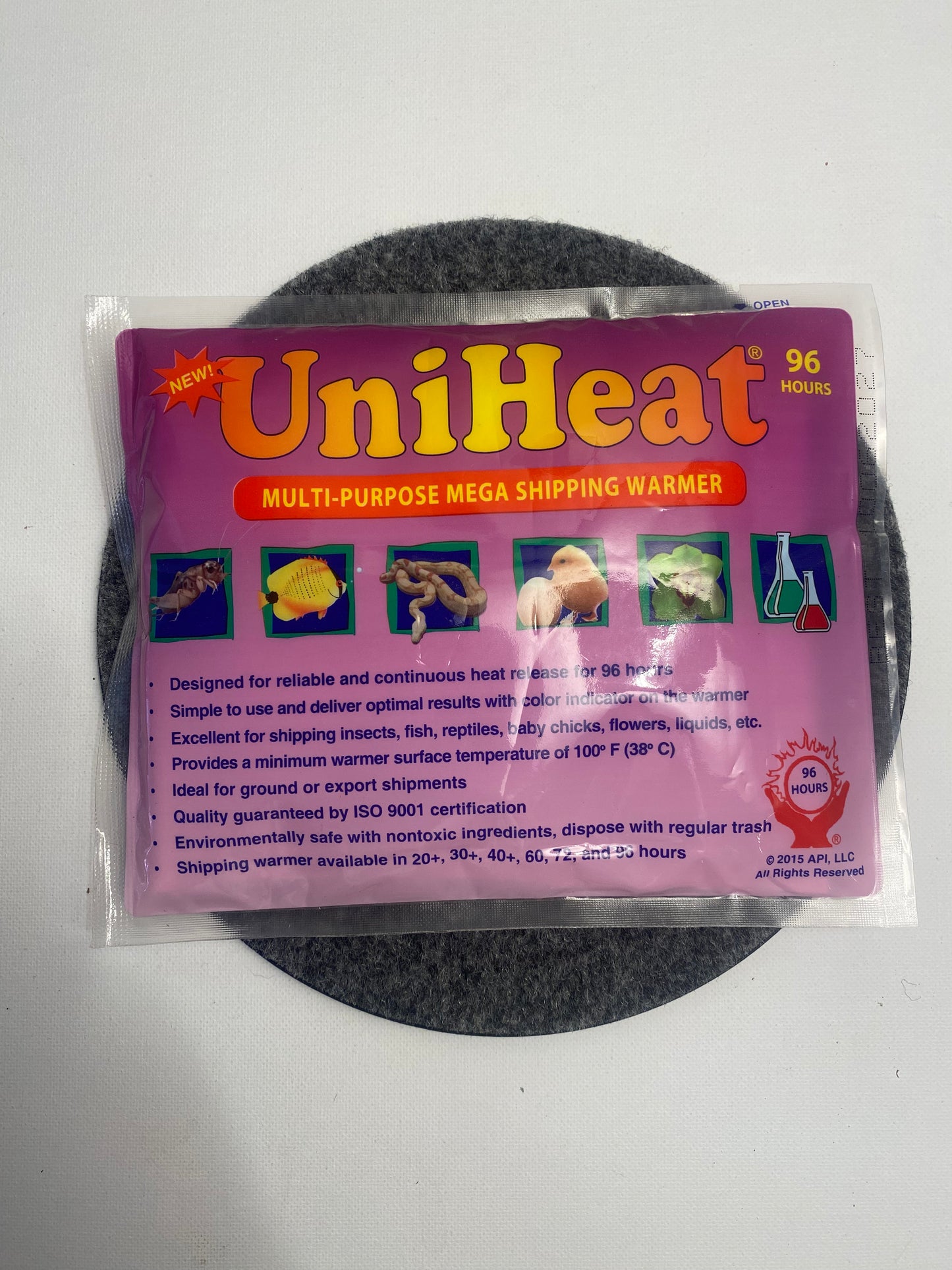 96 hour heat pack.